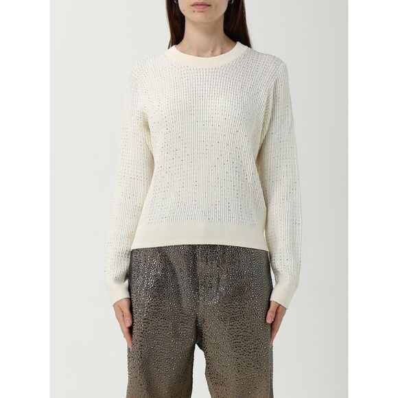 Golden Goose Sweater Woman Yellow Cream